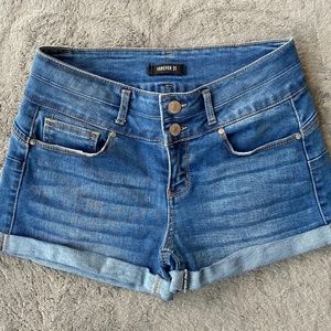 Denim Stretchy Shorts Size S